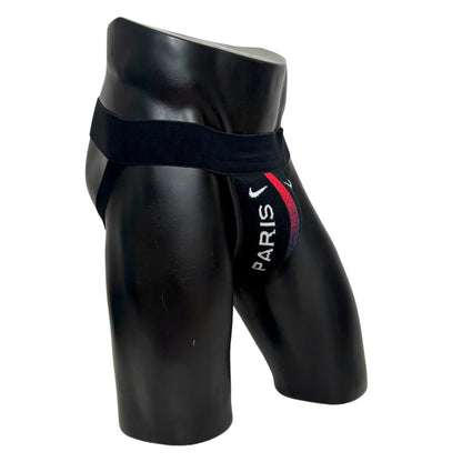 Nike Soccer Paris Black Socks Jockstrap/Thong