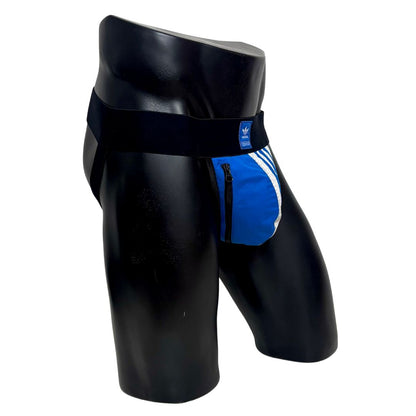 Adidas 3 Stripes True Blue Pocket Jockstrap/Thong