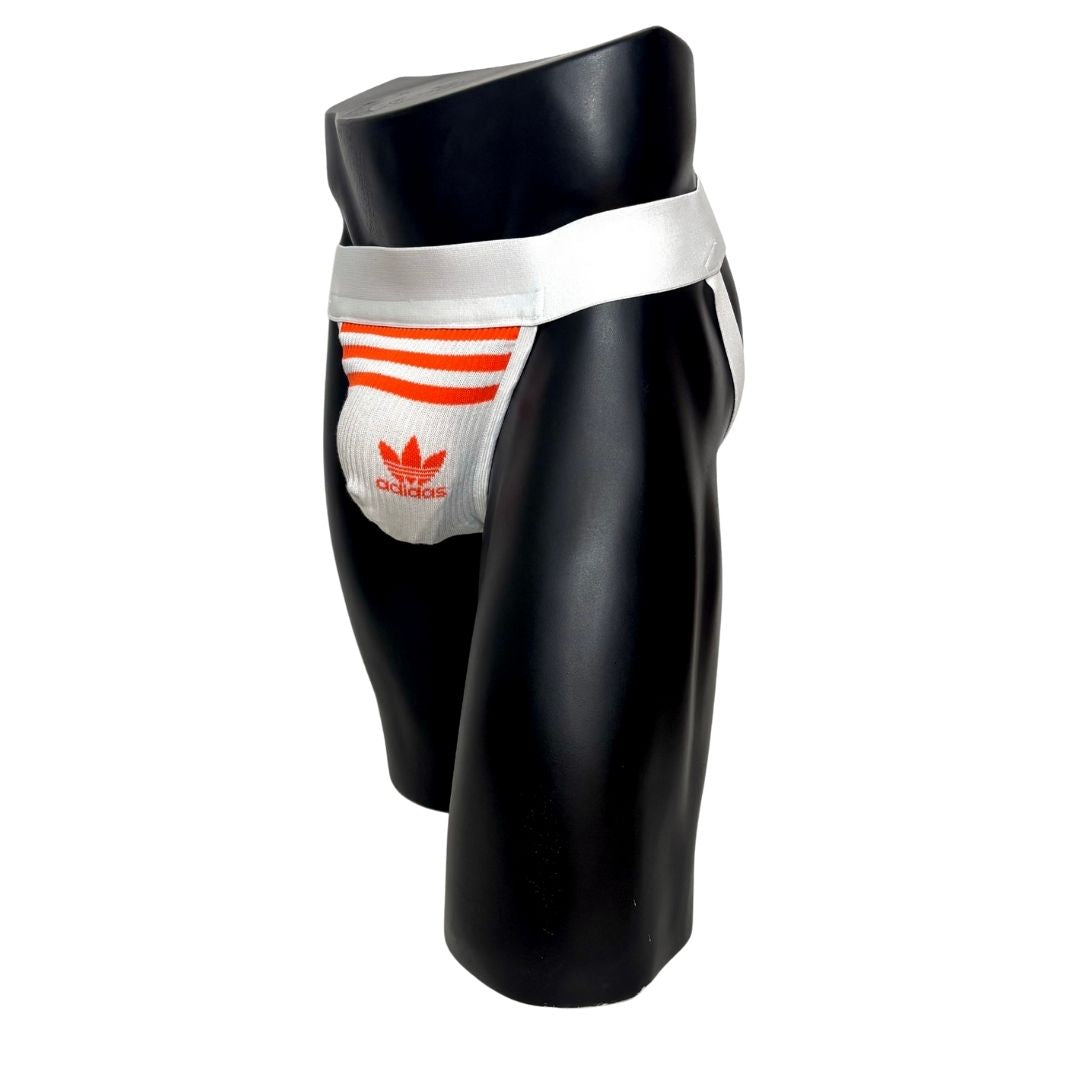 Adidas Originals Orange/White Socks Jockstrap/Thong