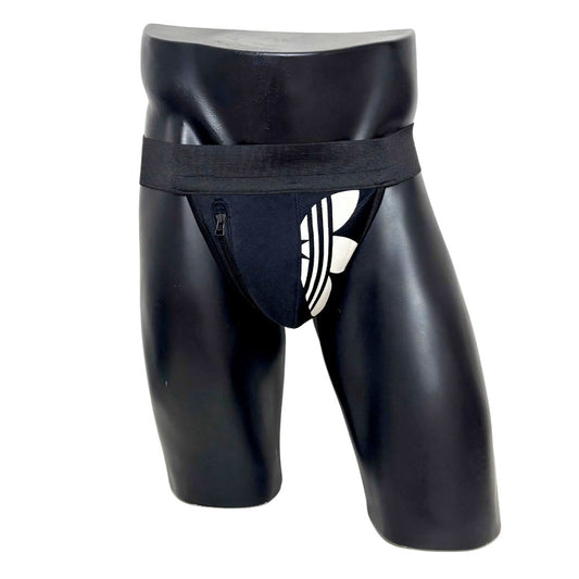 Adidas Originals Side Logo Black Pocket Jockstrap/Thong