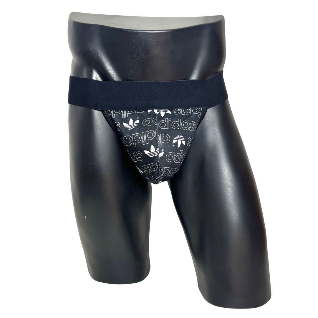 Adidas Originals All Over Logo Print Jockstrap/Thong 3.0