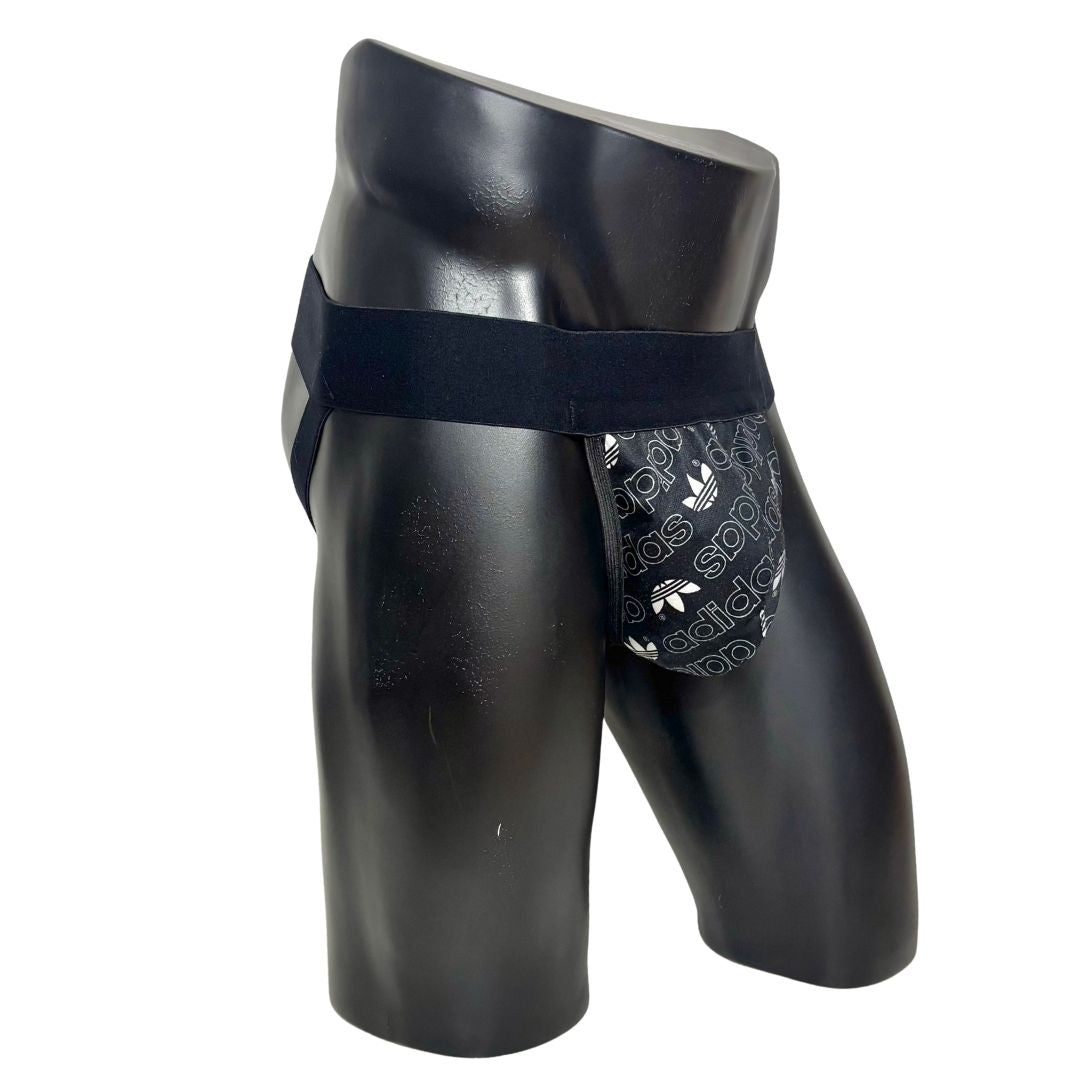 Adidas Originals All Over Logo Print Jockstrap/Thong 3.0