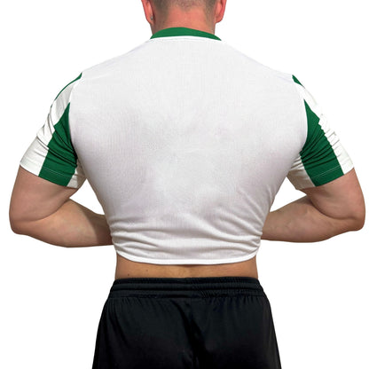 Nike Green/White Stripe Crop Top