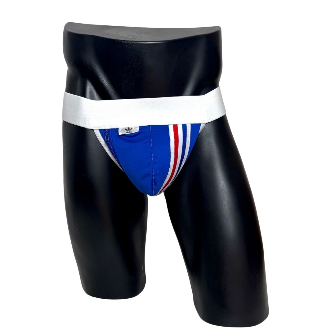 Adidas 3 Stripes Red White and Blue Pocket Jockstrap/Thong 2.0