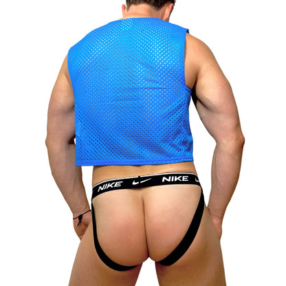 Nike Blue Mesh Look