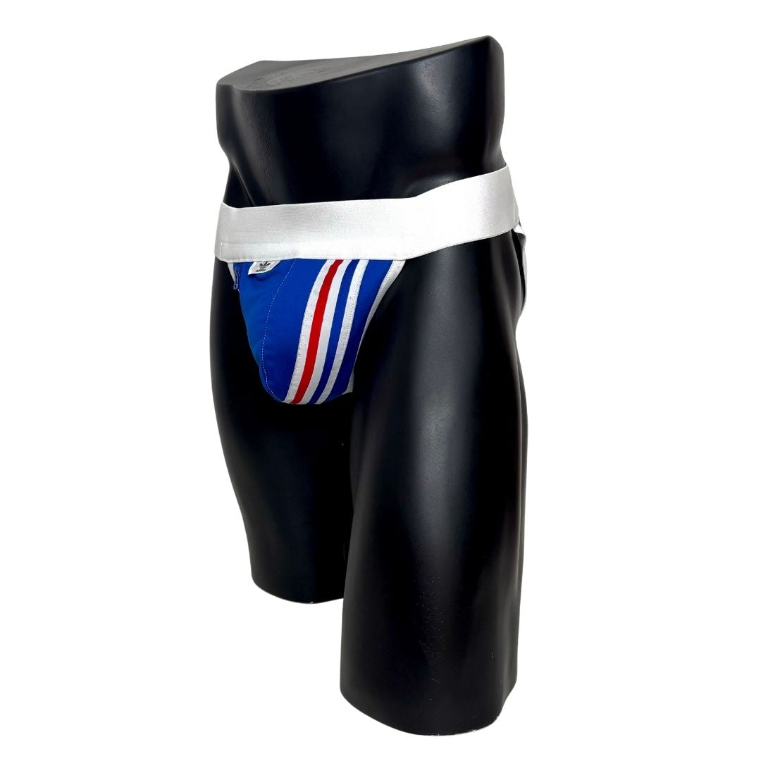 Adidas 3 Stripes Red White and Blue Pocket Jockstrap/Thong 2.0
