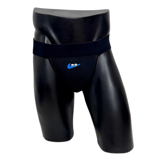 Nike Retro Eyes & Blue Swoosh Socks Jockstrap/Thong
