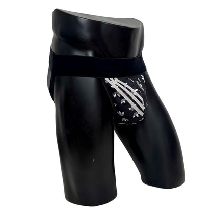 Adidas Originals All Over Logo Print Jockstrap/Thong