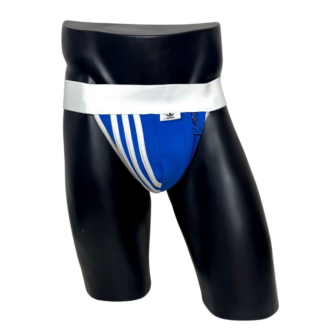 Adidas 3 Stripes Royal Blue Pocket Jockstrap/Thong 2.0