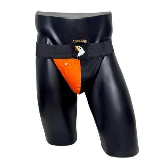 Alpha Industries Black and Orange Pocket Jockstrap/Thong