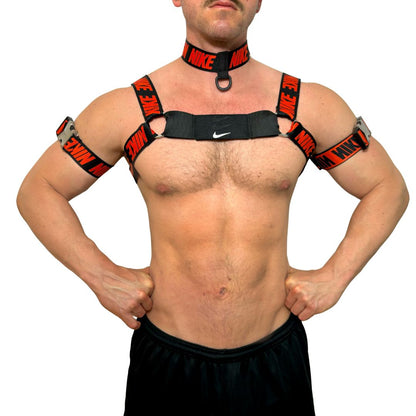 Nike Air Max ORANGE Harness, Choker and Arm Bands SET