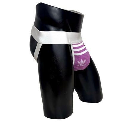 Adidas Originals Purple Fig Socks Jockstrap/Thong