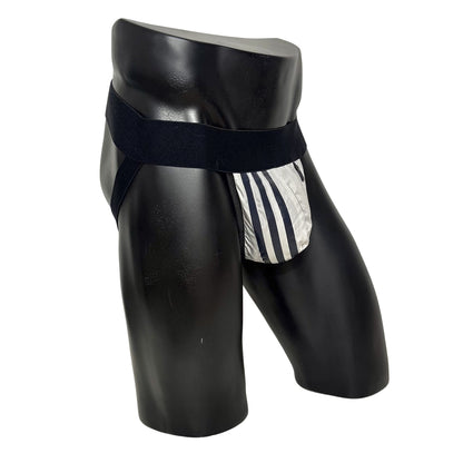 Adidas 3 Stripes Silver Pocket Jockstrap/Thong 2.0