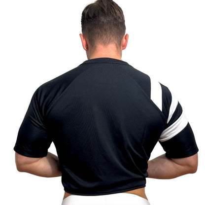 Adidas Neo Black Short Sleeve Crop Top 2.0