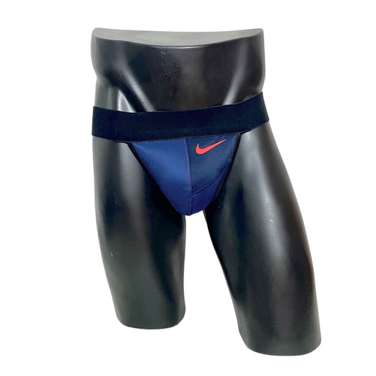 Nike Dark Blue Red Swoosh Jockstrap/Thong