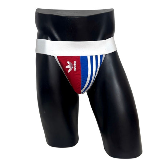Adidas 3 Stripes Originals Side Logo Red, White and Blue Jockstrap/Thong
