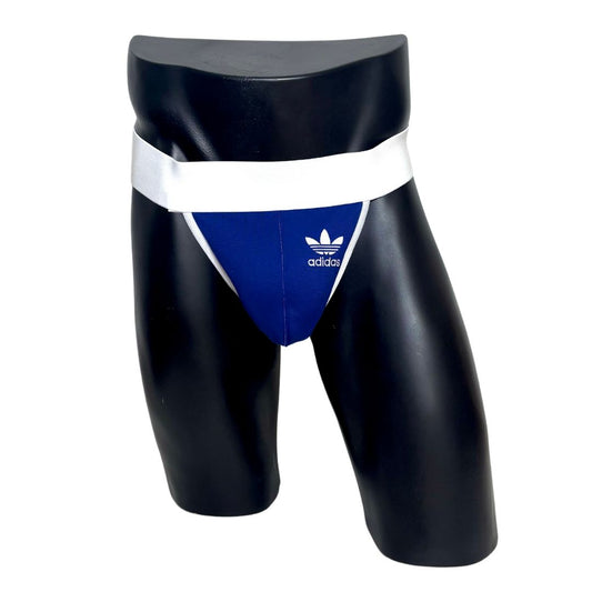 Adidas Logo Dark Blue Jockstrap/Thong