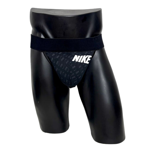 Nike Black Logo Pattern Jockstrap/Thong 2.0