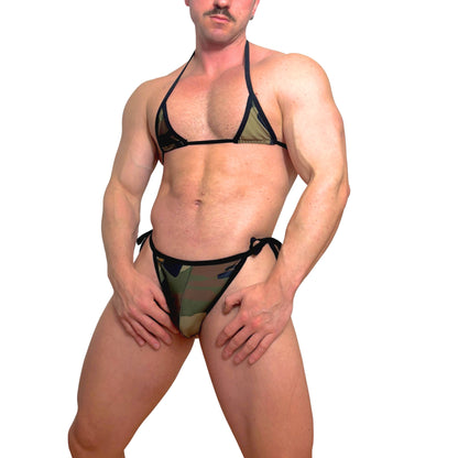 Alpha Industries Military Bro Bra and Thong Set