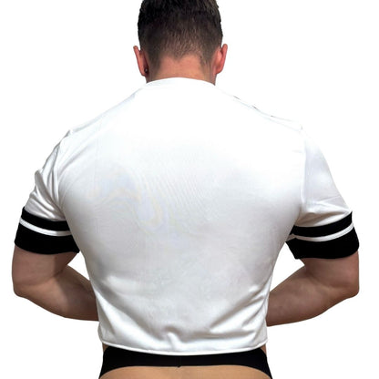 Adidas Neo White Short Sleeve Crop Top