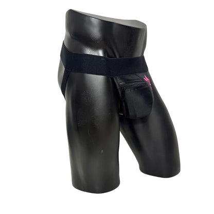 Adidas Originals Hot Pink Logo Pocket Jockstrap/Thong