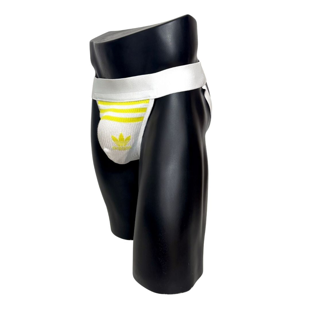 Adidas Originals Lemon Yellow Socks Jockstrap/Thong