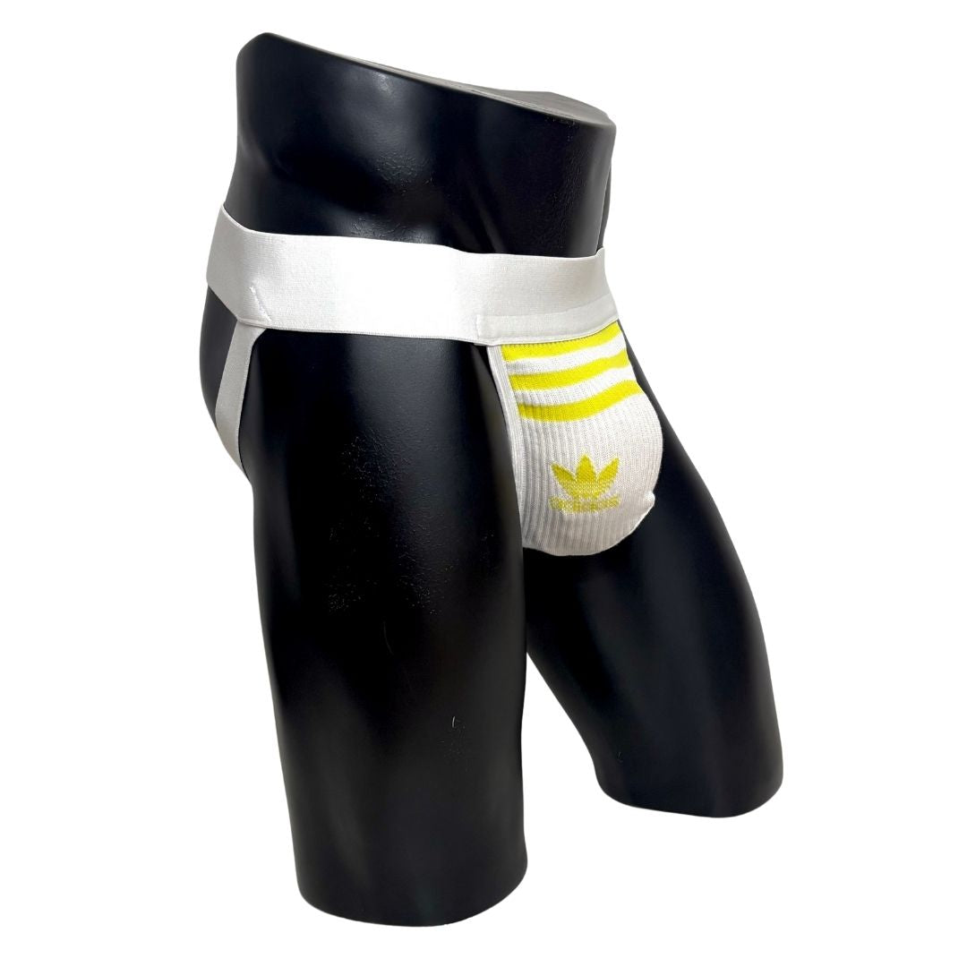 Adidas Originals Lemon Yellow Socks Jockstrap/Thong