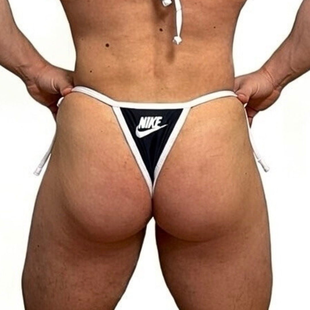 Nike Sport B&W Inverse Lace Up Socks Thong