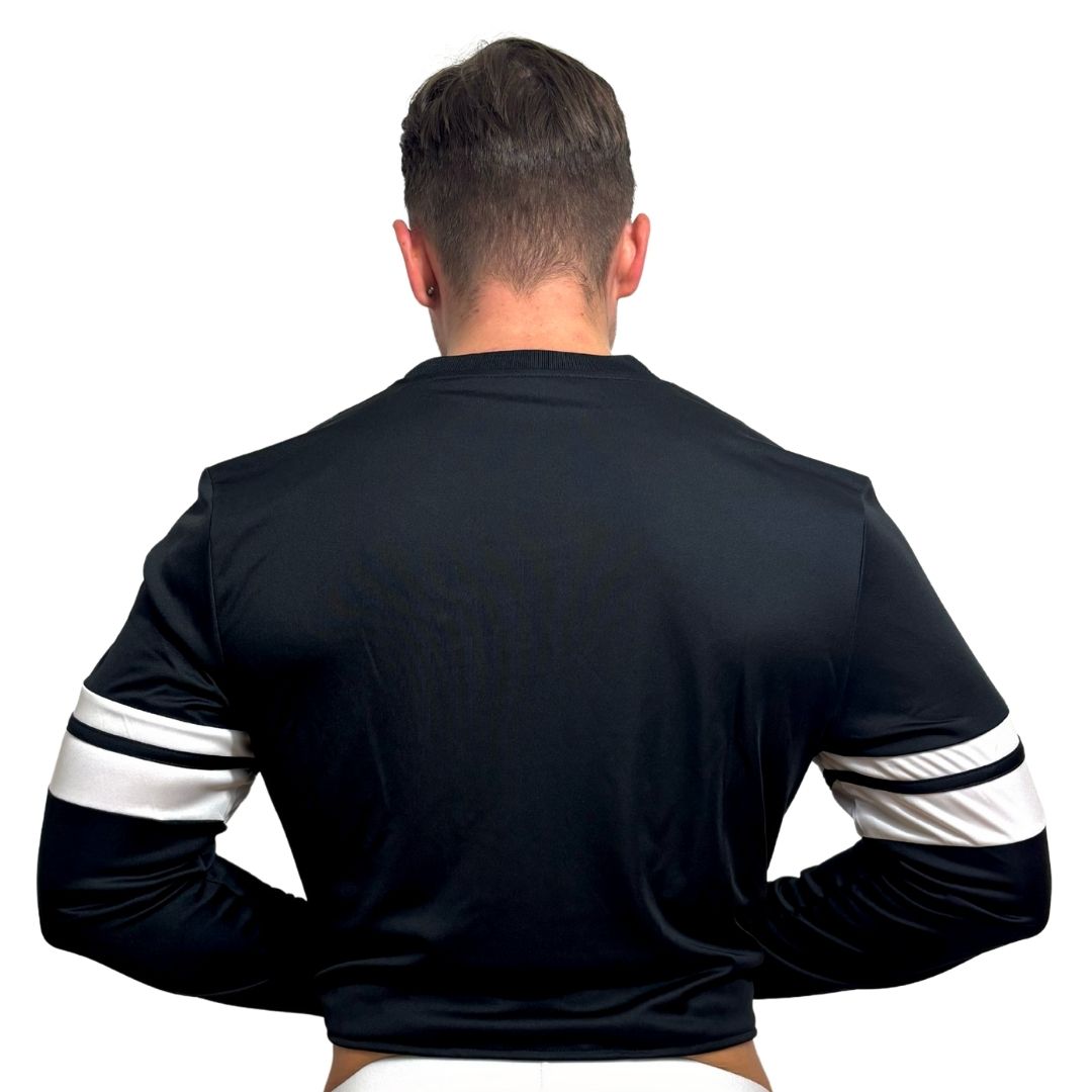 Adidas Neo Black Long Sleeve Crop Top