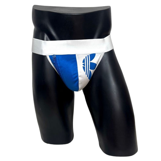 Adidas Originals Royal Blue Side Logo Pocket Jockstrap/Thong