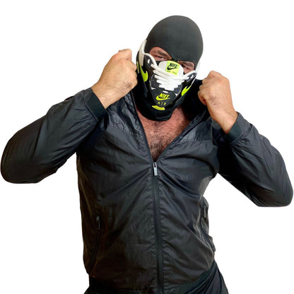 Air Max 90 Neon Green Black Mask