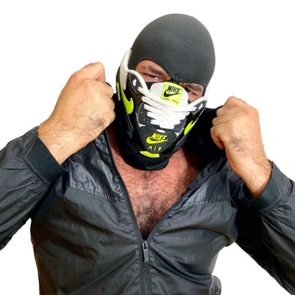 Air Max 90 Neon Green Black Mask