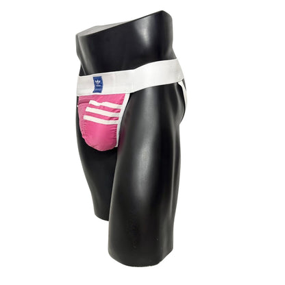 Adidas 3 Stripes Bubble Pink Pocket Jockstrap/Thong