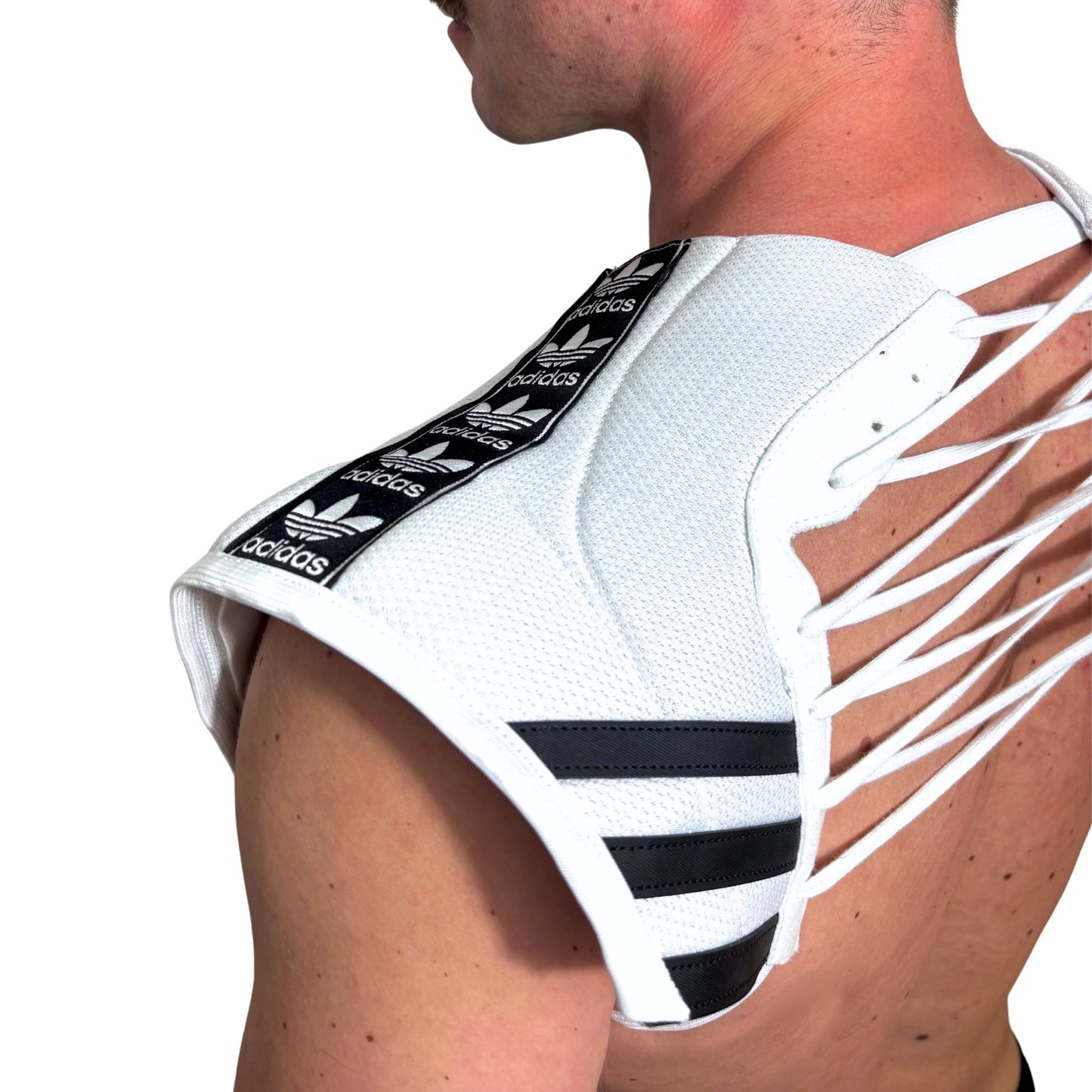 Adidas Boxing White Shoulder Pads
