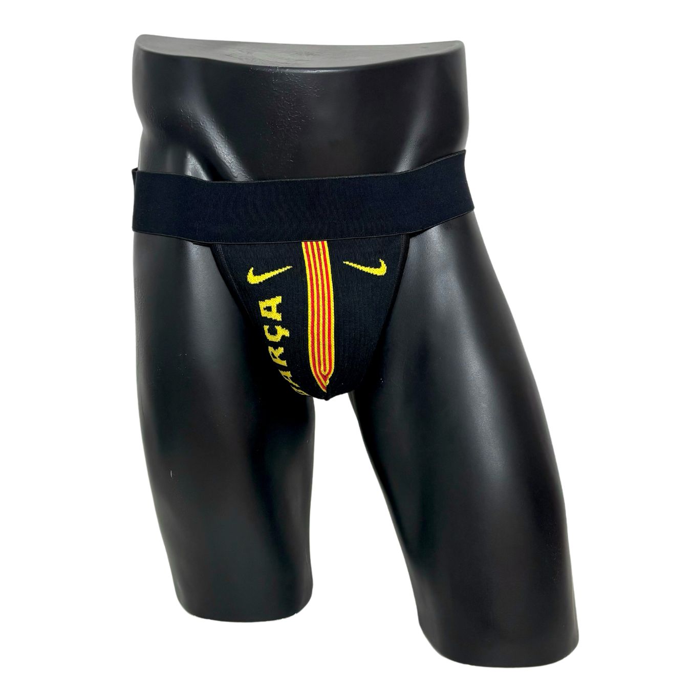 Nike Soccer Barcelona Black Socks Jockstrap/Thong