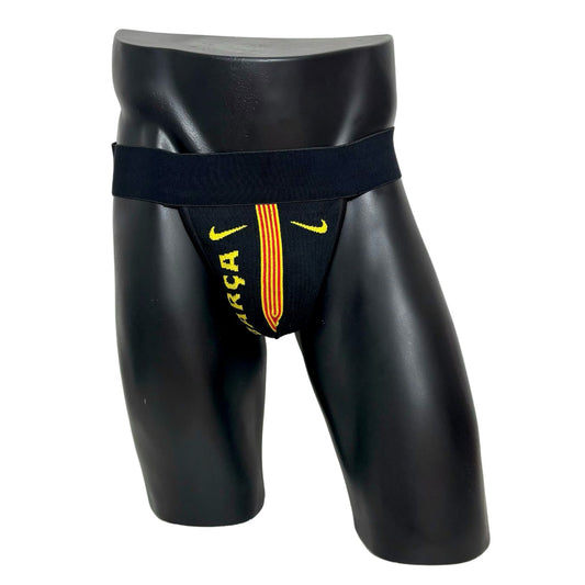 Nike Soccer Barcelona Black Socks Jockstrap/Thong