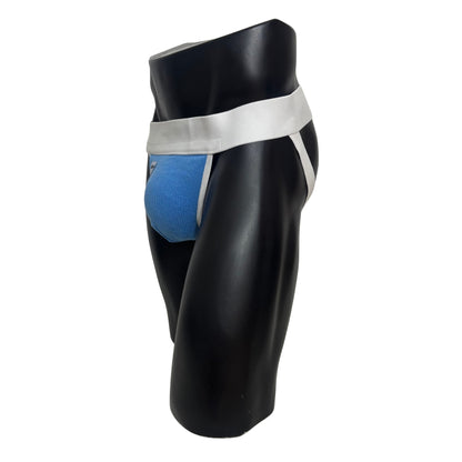 Nike Established 1972 Label Blue/White Socks Jockstrap/Thong