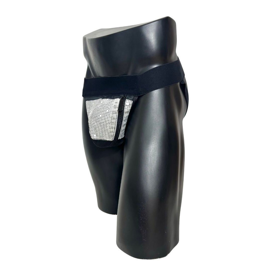 Adidas Originals Silver Logo Pocket Jockstrap/Thong