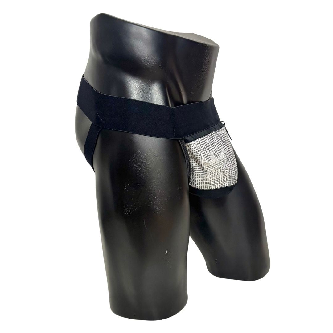 Adidas Originals Silver Logo Pocket Jockstrap/Thong