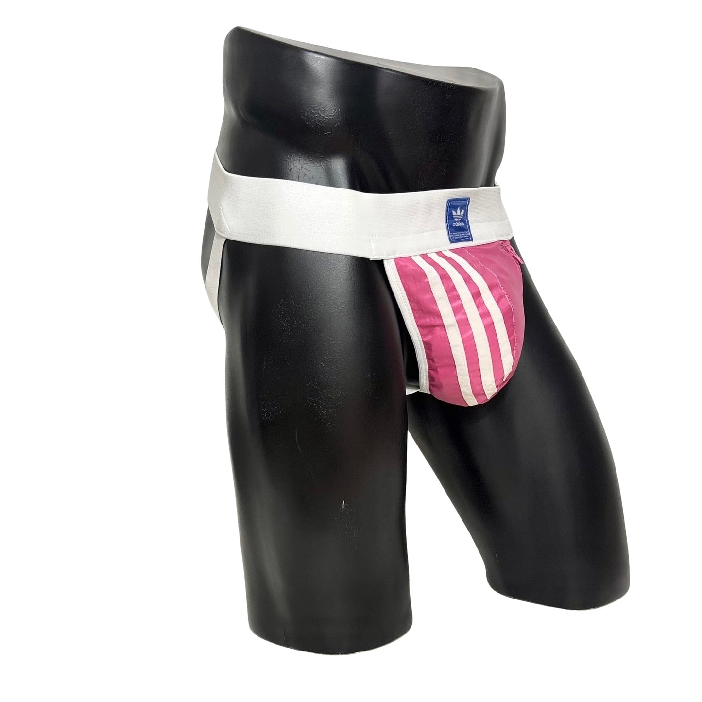 Adidas Three Stripes Bubble Pink Pocket Jockstrap/Thong