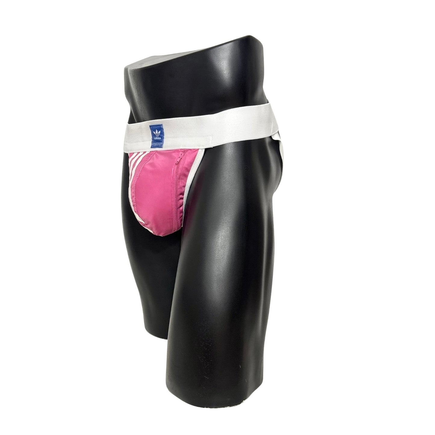Adidas Three Stripes Bubble Pink Pocket Jockstrap/Thong