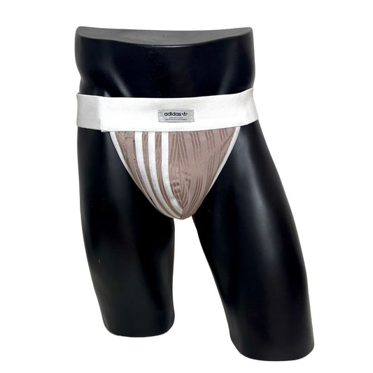 Adidas 3 Stripes Gold Pocket Jockstrap/Thong