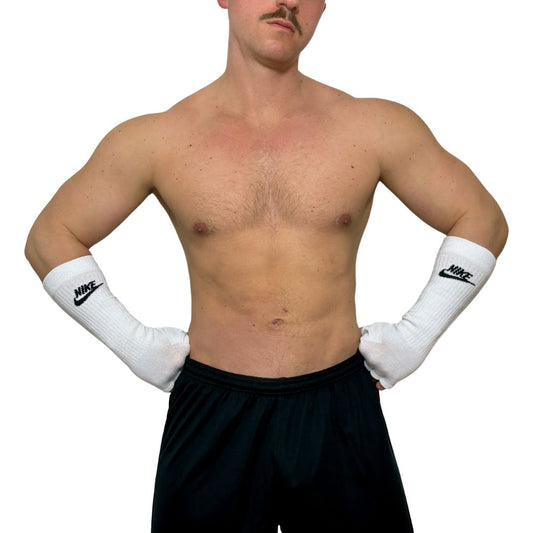 NIke Sport White Socks Gloves