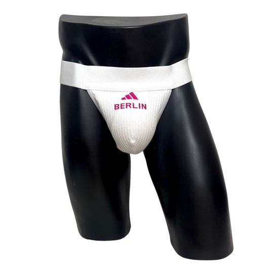 Adidas Berlin White Socks Jockstrap/Thong