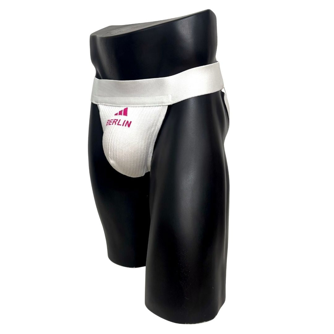 Adidas Berlin White Socks Jockstrap/Thong