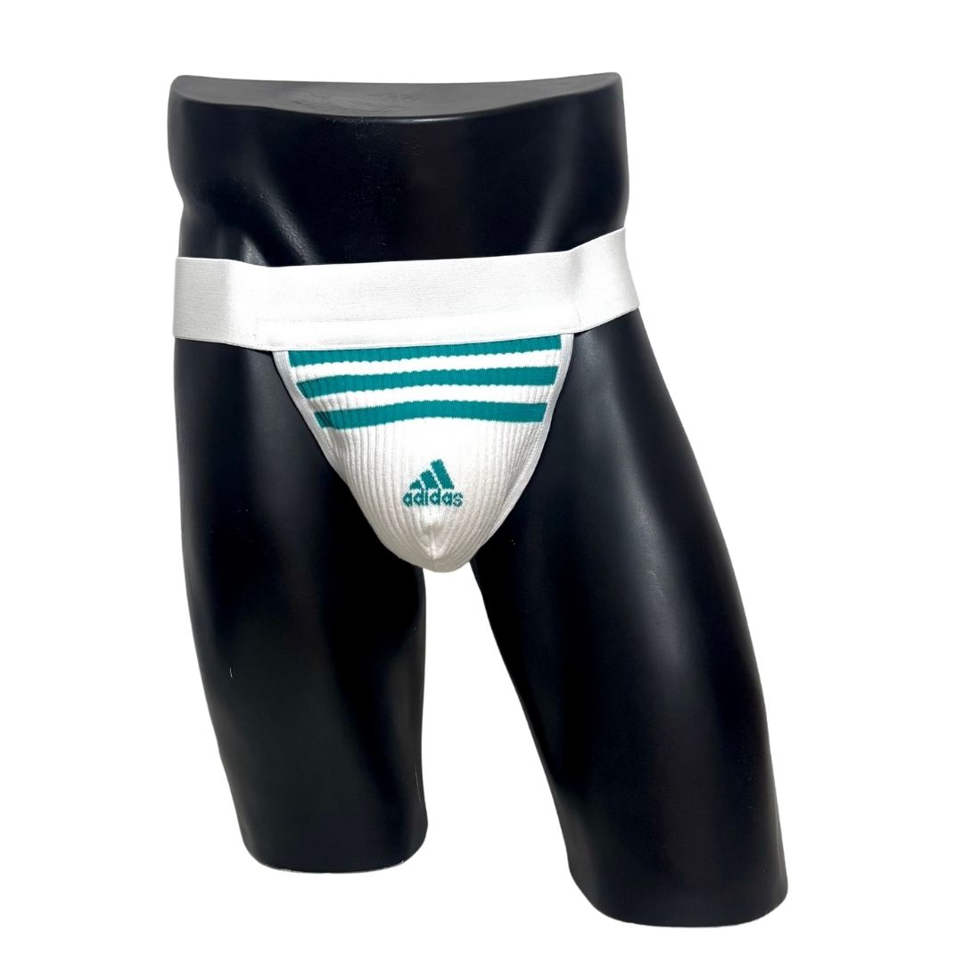 Adidas Three Stripes Sport Logo Mint Green Socks Jockstrap/Thong