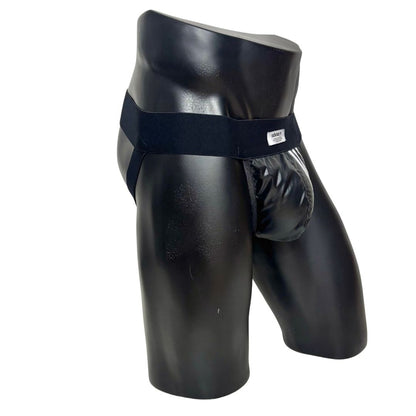 Adidas 3 Stripes Black Nylon Jockstrap/Thong