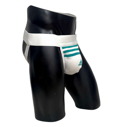 Adidas Three Stripes Sport Logo Mint Green Socks Jockstrap/Thong