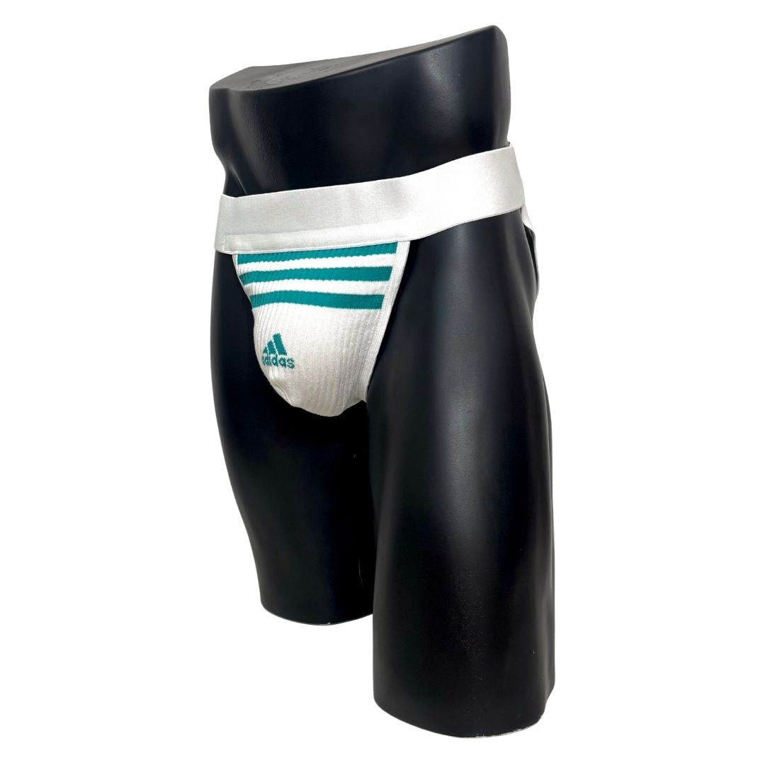 Adidas Three Stripes Sport Logo Mint Green Socks Jockstrap/Thong