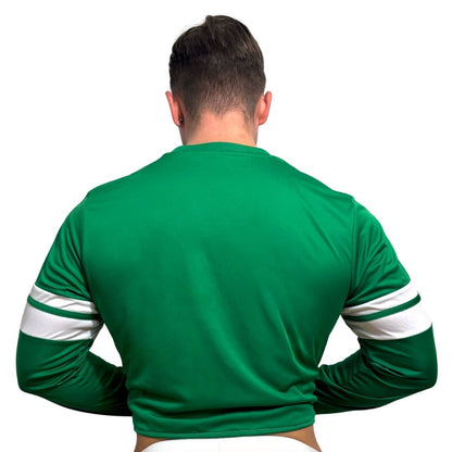 Adidas Neo Green Long Sleeve Crop Top